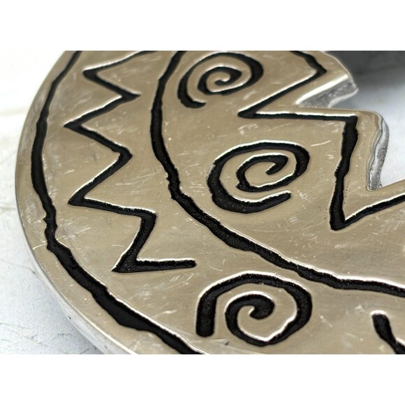 Wilton Armetale Reggae Trivet Pewter Metal Holloware 7" Diameter #820081 Discont - Picture 10 of 12